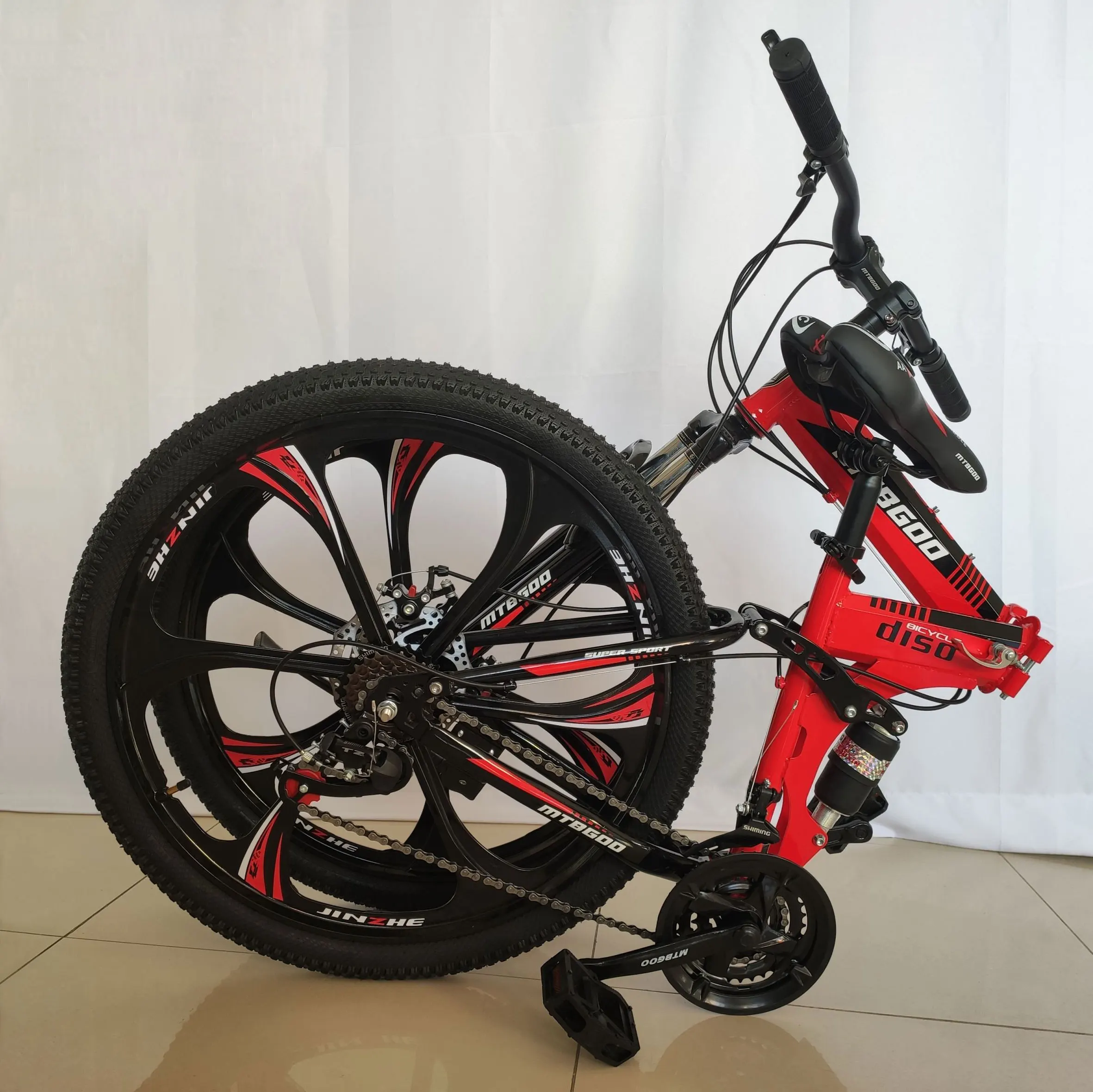 tianjin factory 26 27.5 29 inch steel full suspension Adult Bicycle Mtb Foldable Bicicleta Mountain Bikes Folding Cycle for Men