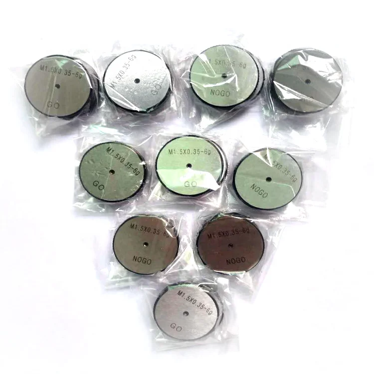 High precision  thread ring gages SKD11 material  with measuring data