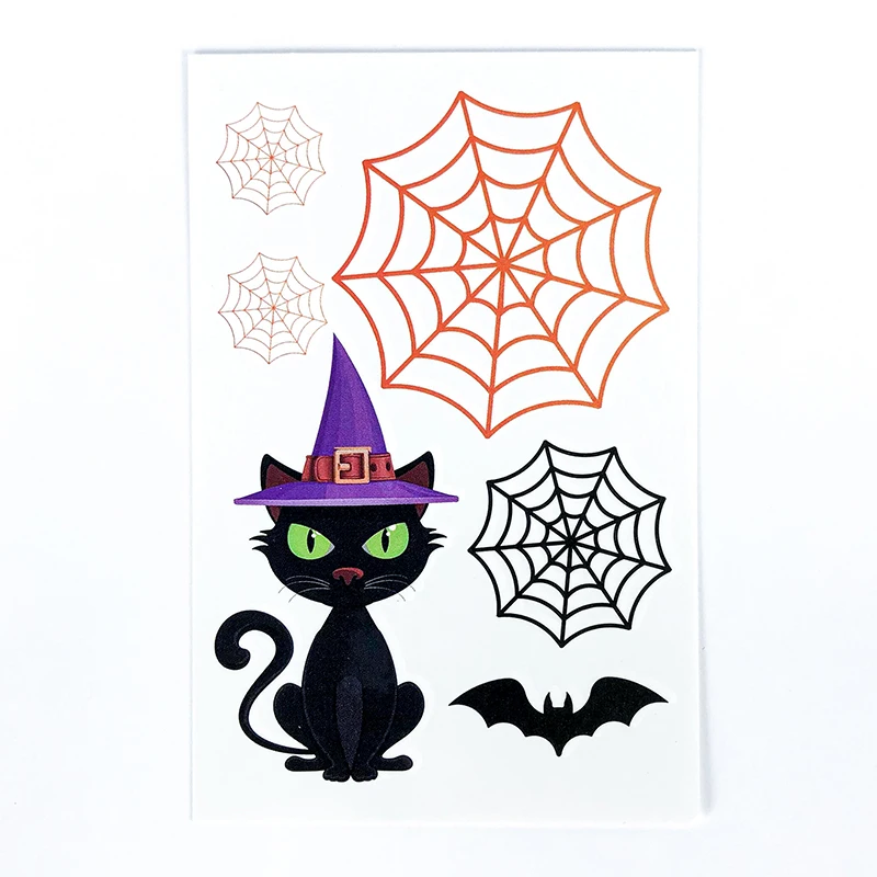Wholesale Custom Top Fashion High Quality Halloween face Temporary Body Tattoos Sticker