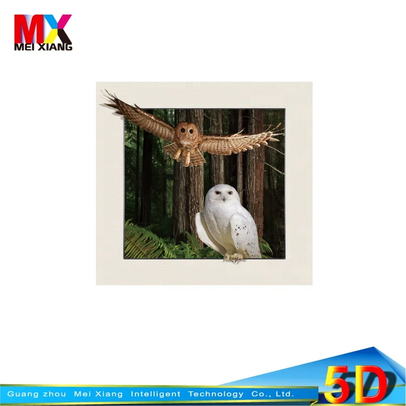 
Super quality lenticular printing 5D picture with animal picture for size 40*40cm 