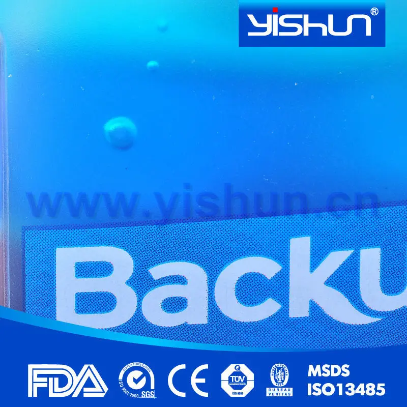 Bottle Cooler Gel Ice Pack for Six Bottle Wine Chiller Bag Accept Customized Logo PVC Reusable Customized Color Daily Life YS-JT