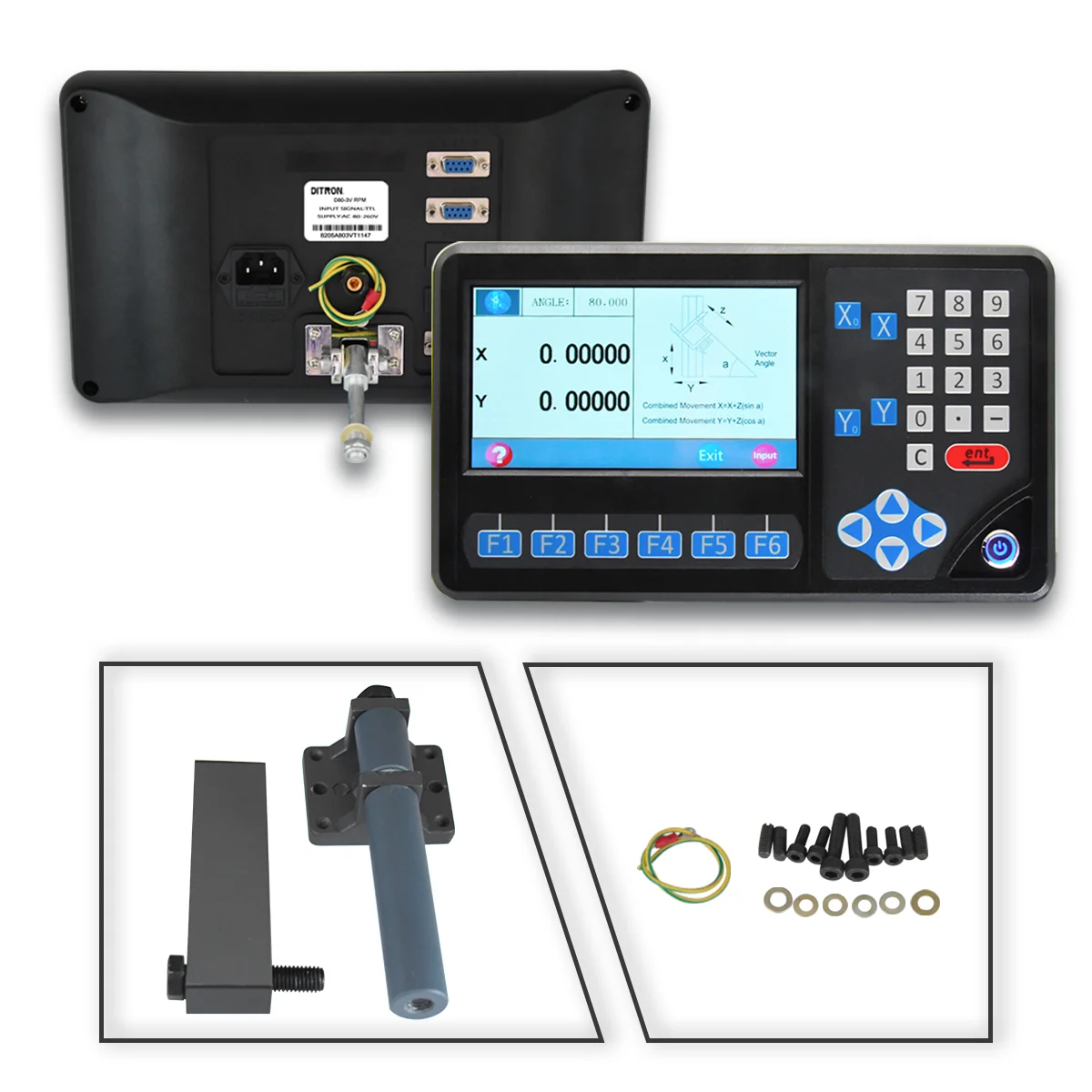 LCD DIGITAL READOUTS EDM FUNCTION/ DRO WITH LINEAR SCALES /OPTICAL ENCODERS FOR LATHE / MILLING MACHINES