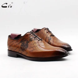 Cie Ox831 High Quality Brown Genuine Shoes Dress Formal Leather Shoes for Men