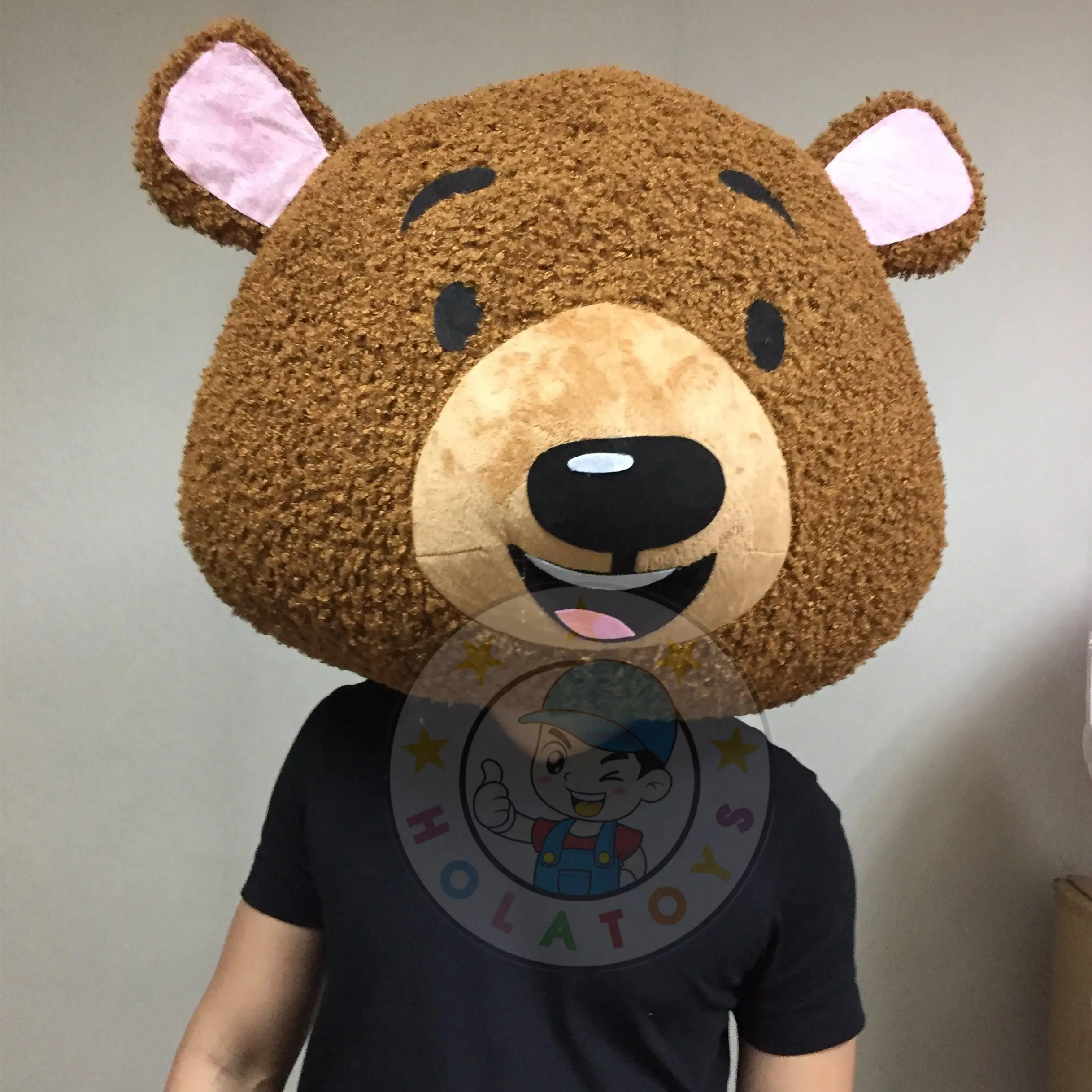 Hola Toys bear mascot head/custom mascot costumes