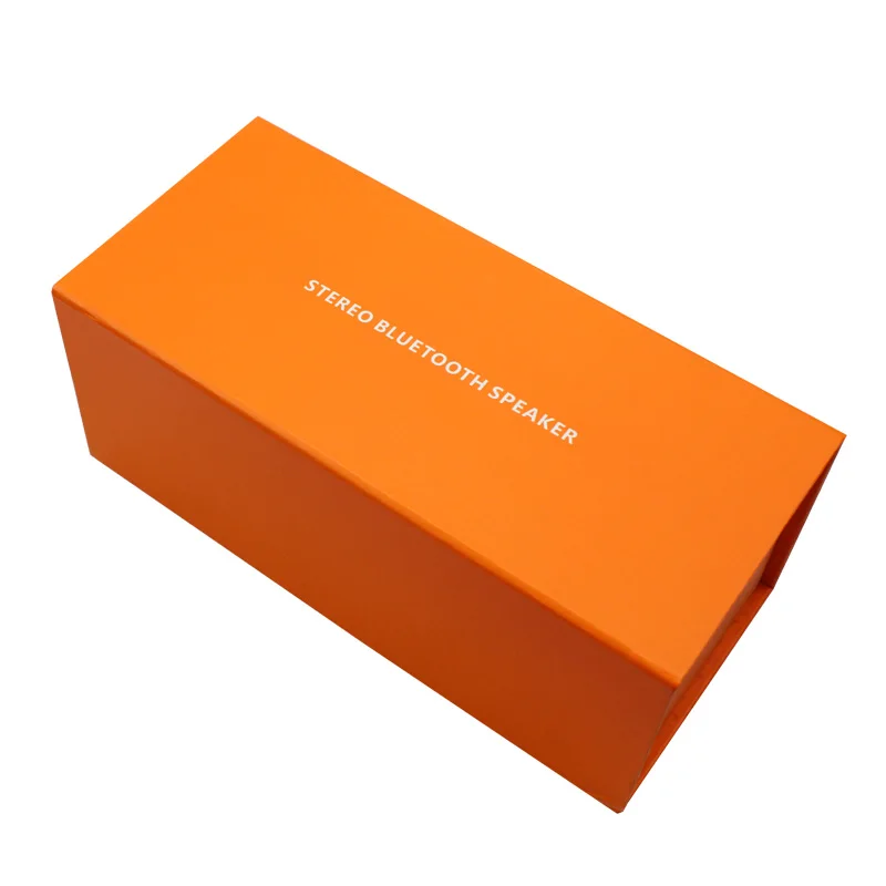 15 Years Factory Custom Design Printing orange Magnetic Luxury Paper Gift Box