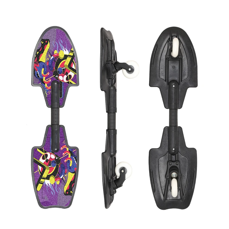 Hot Sale Wave Board 2 Wheels Street Surfing Drifting Skateboard Snake Board Waveboard