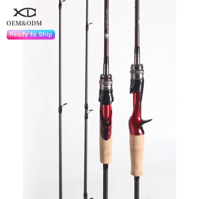 XDL 1.8m 1.98m 2.13m 2.4m 2.7m fishing spinning rod 10 feet fuji rod rings long casting fishing rod