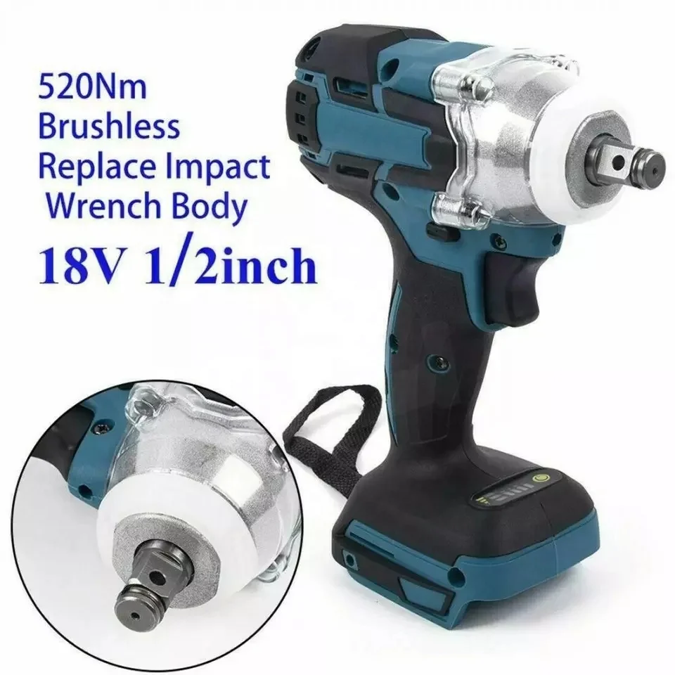 Good Quality Power Tools Impact Wrench Electric Cordless Impact Wrench With Brushless Motor And Built -In Led Working Light