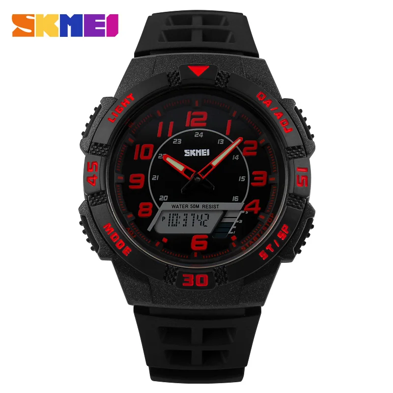 SKMEI 1065 спортивные часы для мальчиков наружного использования Relojes Hombre Sports 50M водонепроницаемые цифровые Skmei брендовые качественные