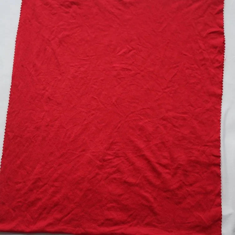 2022 breathable 100% recycle polyester knitted pique dyed fabric