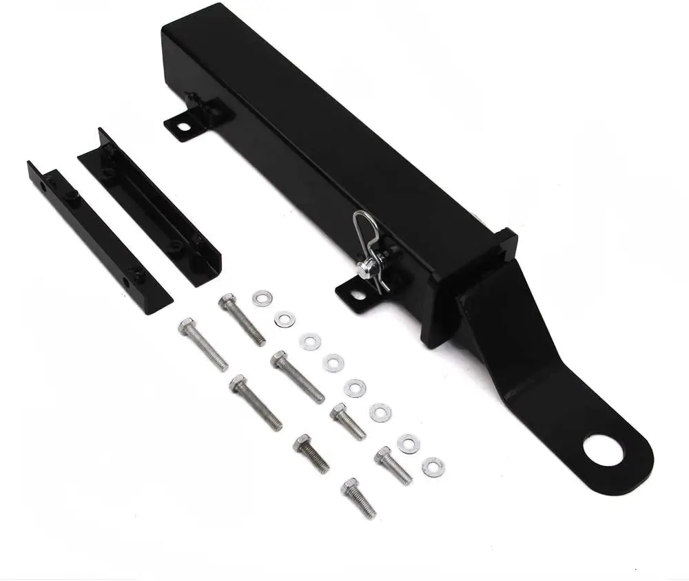 Golf Cart Rear Seat Trailer Hitch with Receiver Fit for Footrest-Club Car,EZGO,Yamaha
