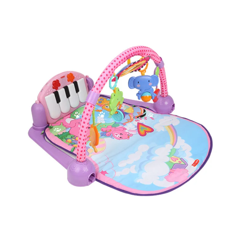 2020 музыкальная клавиатура с педалью, пианино, игровой коврик, детский тренажерный зал с игрушками-погремушками