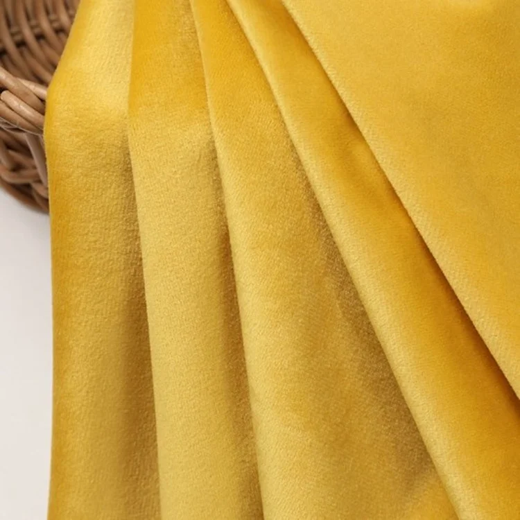 180GSM Dutch velvet 100% Polyester for sofa fabric curtain cushion fabric Wedding decoration fabric