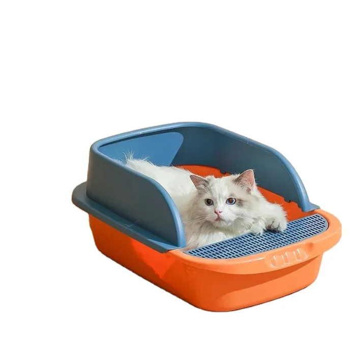 Hot Sale Factory Directly Wholesale Various Colors Self Cleaning Toilet Cat Litter Box Indoor For Cat