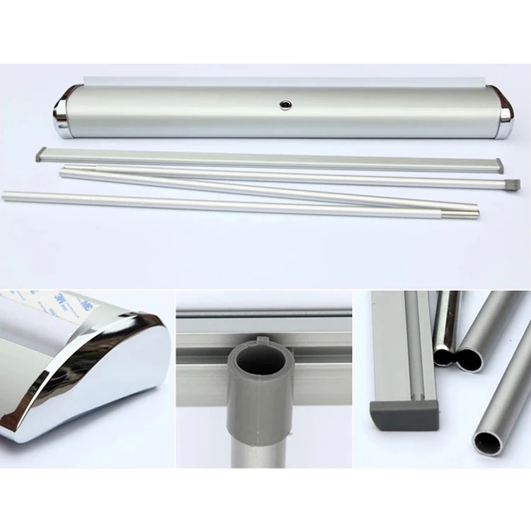 Custom Brand Retractable Printed Display Exhibition Roll Up Banner Pull Stand Advertising Display Banner Custom Roll Up Display