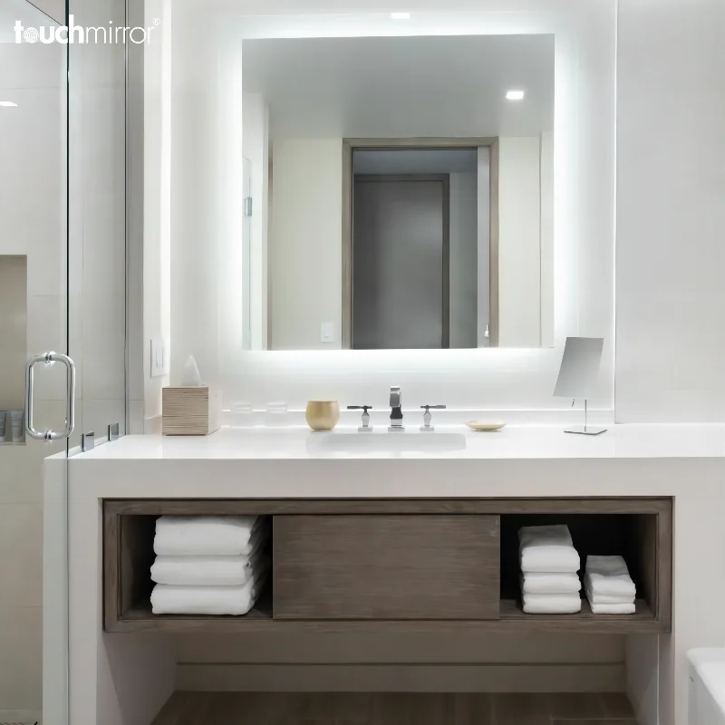 smart vanity mirror led bathroom mirror bluetooth led mirror lights with bluetooth speaker