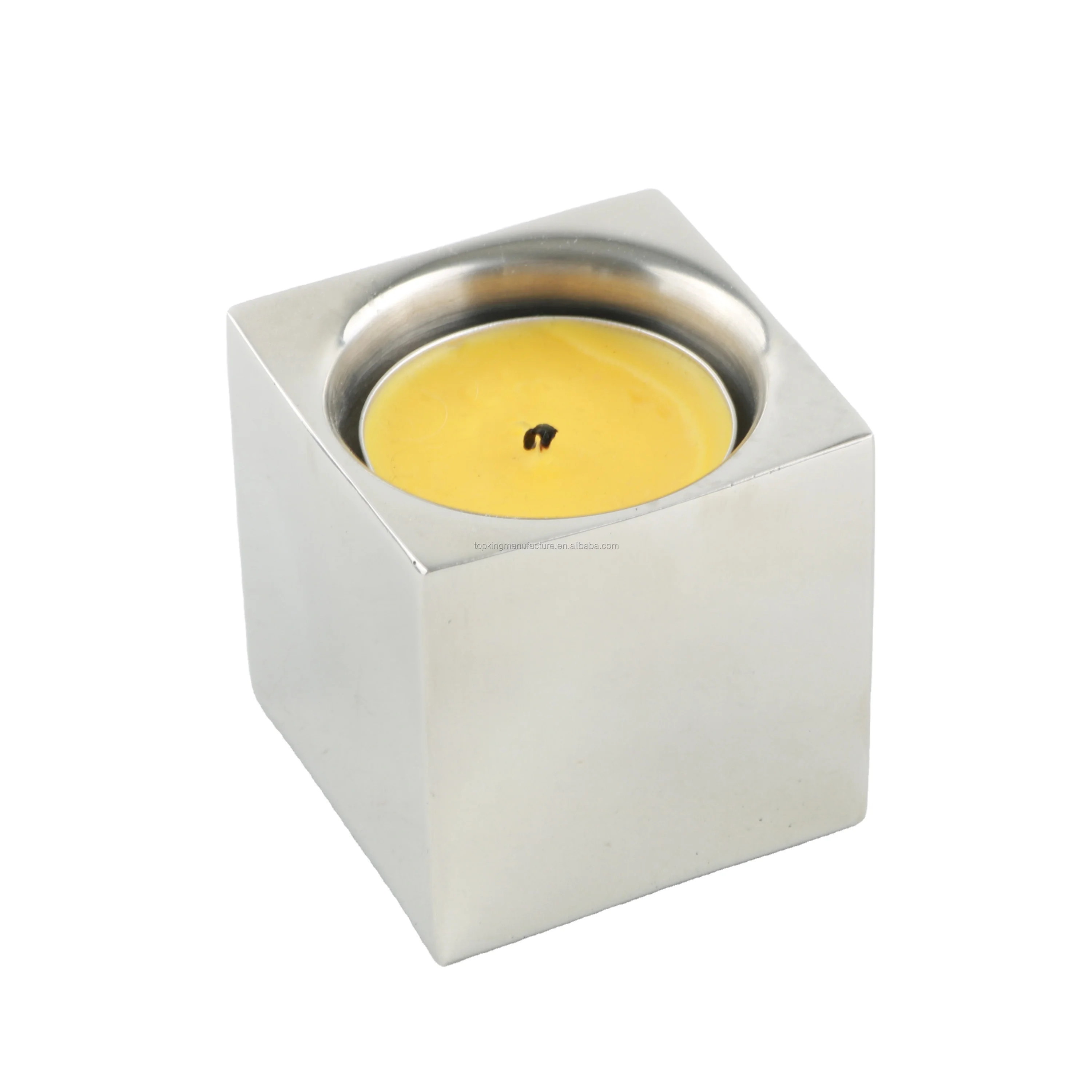 Модный дизайн винтажный литая подсвечник из нержавеющей