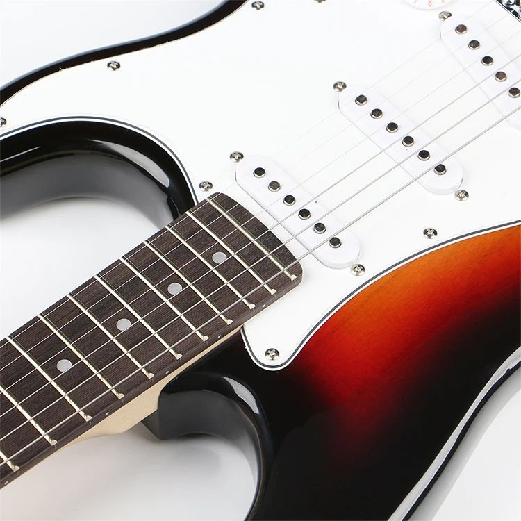 Hotsale OEM/ODM High quality Custom ST Electric guitar for sale musical instrument stringed instrument