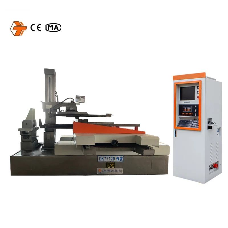 1200*1400 mm heavy duty cnc wire cut edm machine DK77120