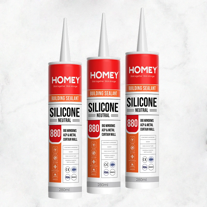 Homey neutral cure bonding glue plastic silicone rubber sealant for electronics to metal