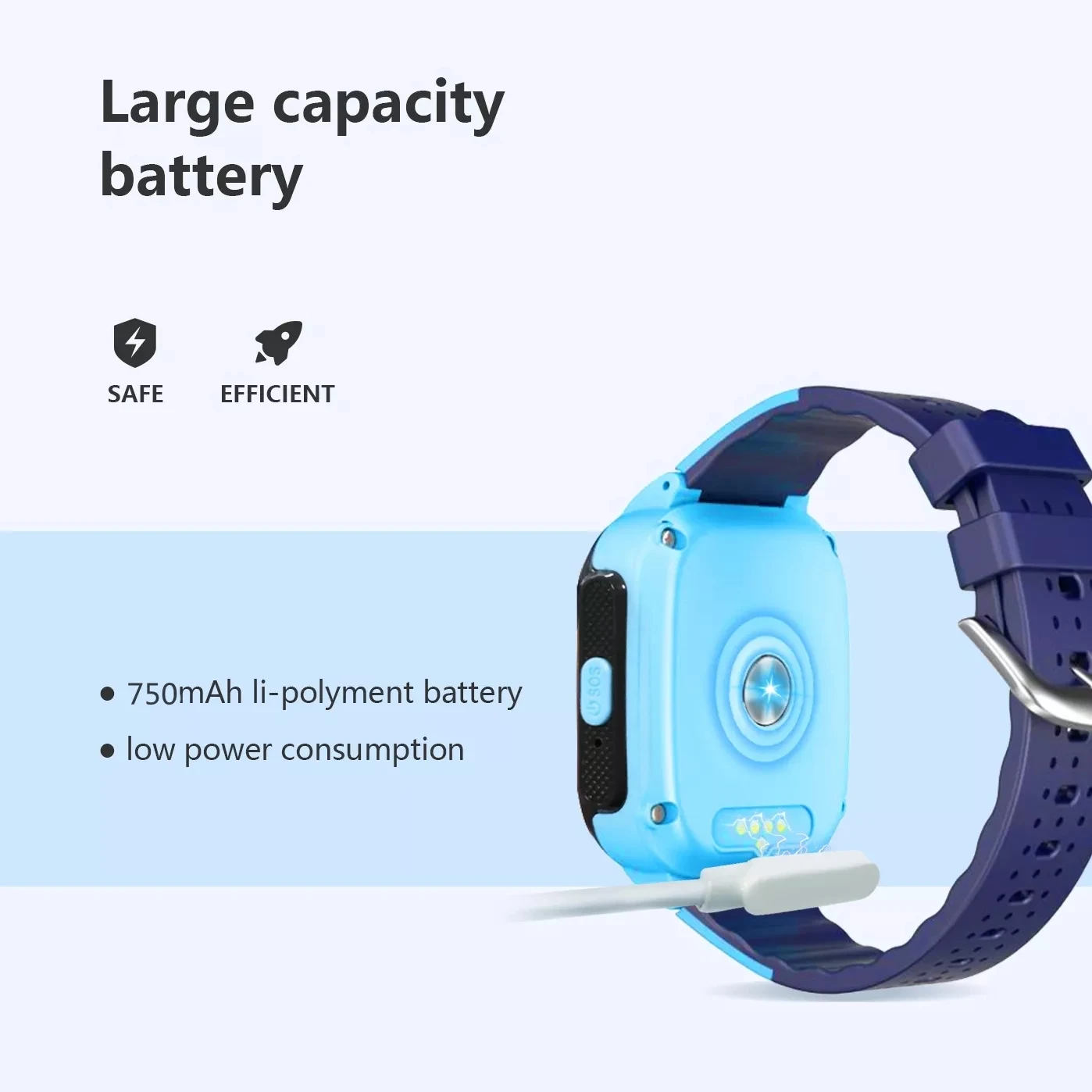 Casmoo Waterproof Mobile Phone Watch Video call SOS Anti-lost GPS LBS WIFI tracker reloj inteligente 4G kids watch with camera