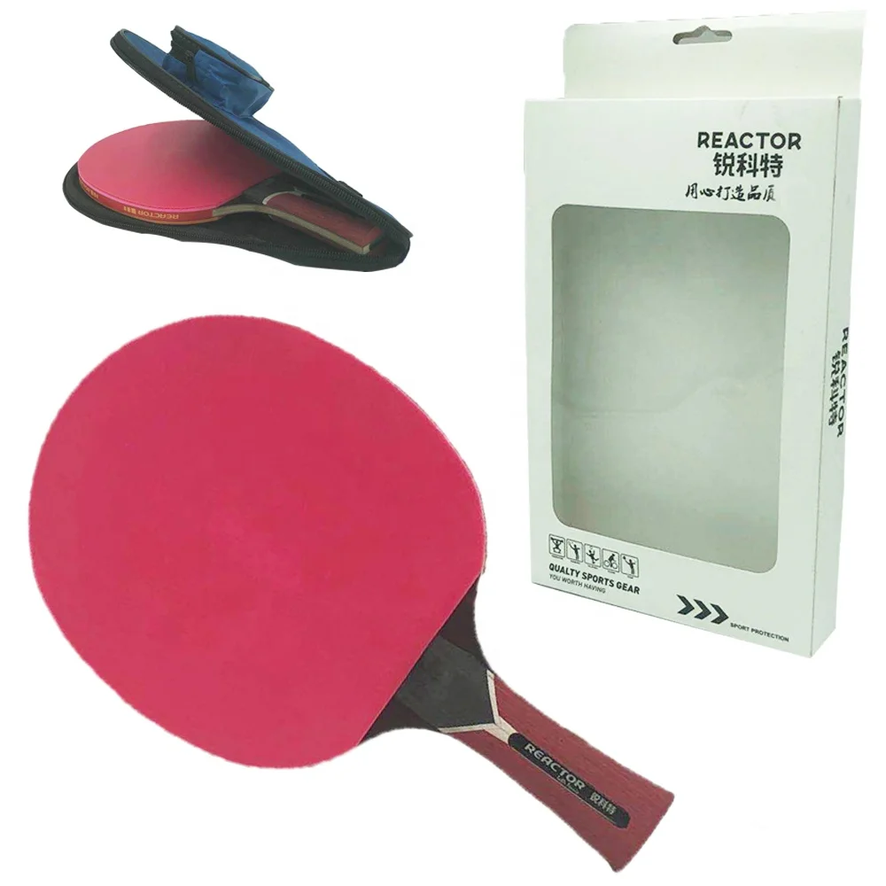 Table Tennis Paddle Professional Racket - Ping Pong Racket With Carrying Case-ITTF Approved Rubber For Tournament Play