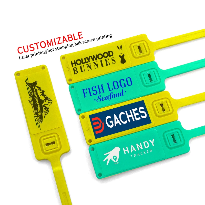 High Security RFID Plastic Seal Tamper Seals Numberd Zip Ties Disposable Rfid Security Seal