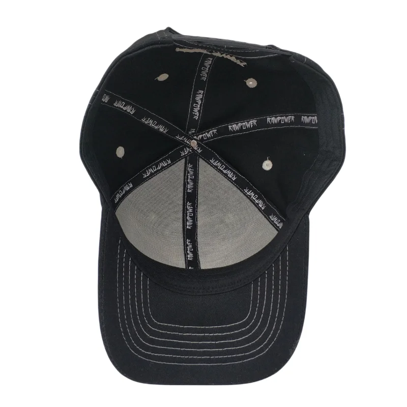 Wholesale Custom  6 Panel 3D Embroidery Logo baseball cap for man hats with wings