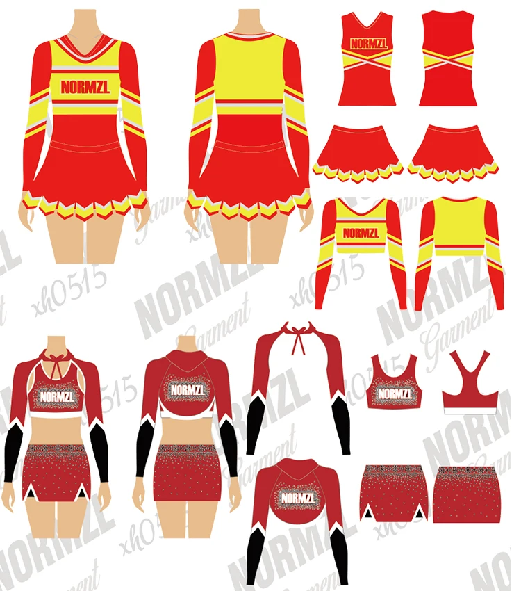 rhinestone cheerleading uniforms custom skirt sexy cheerleader costume warm up cheer pactice outfit tracksuit dance uniforms