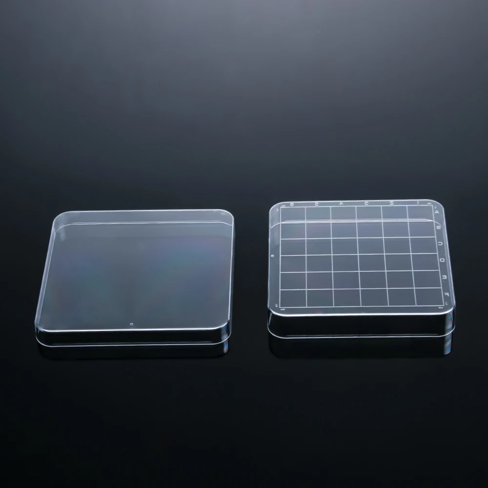 Square Cell Culture Dish Rectangular Tissue Culture Dish Disposable Petri Dish