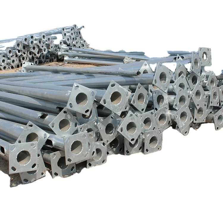 3m 5m 6m 8m 12m Street Lighting Steel Pole