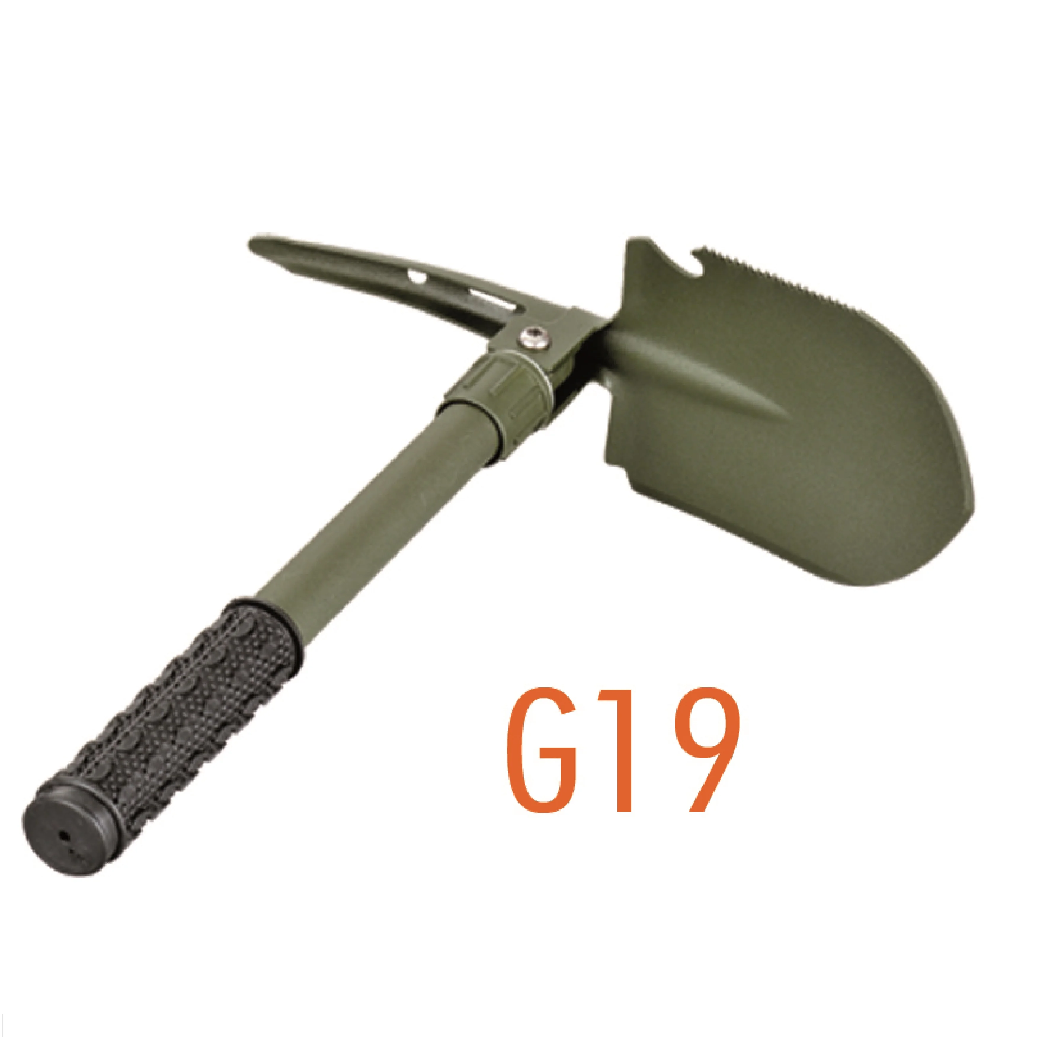 G19-2 Portable small camping shovel with pickaxe for outdoor camping hiking use,Auto car carry tools
