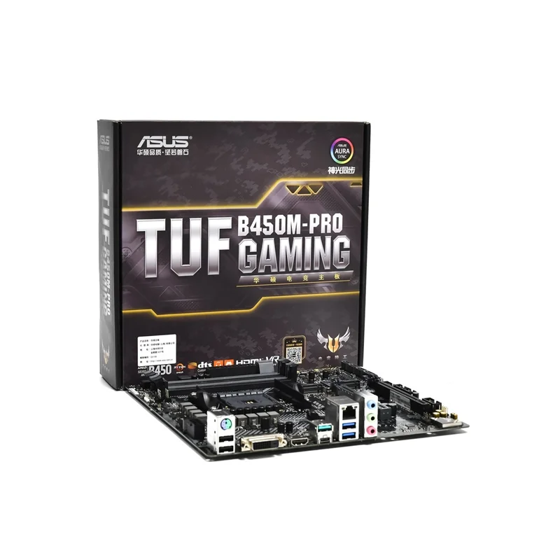 Asus TUF GAMING B450M-PRO Motherboard DDR4 SSD M.2 AMD Ry zen Desktop B450 AM4
