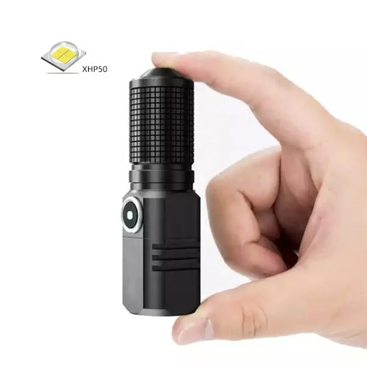 Type C USB Rechargeable Mini Portable XHP100 XHP50 LED Torch Long Range Farming Camping Emergency Tactical Flashlight