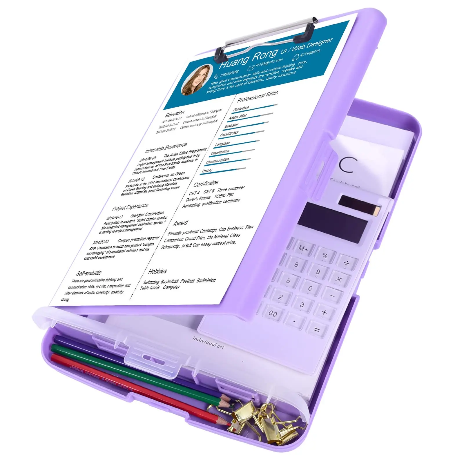 Eco Friendly Custom Made Outdoor Sketching Portable Plastic Foldable Clipboard With Nursing Clipboard