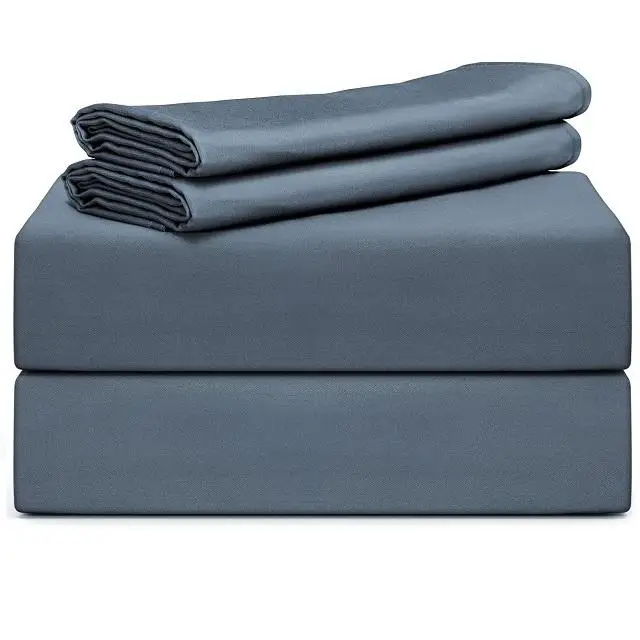 Factory OEM Soft hypoallergenic OEKO-TEX 300TC 100% bamboo sheets organic queen size bed set