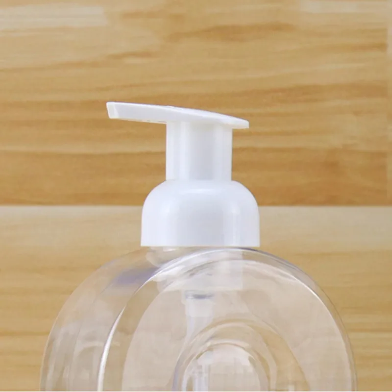 wholesale 480ml PETG Empty round Foam Top Pump Bottle Hand Sanitizer  Wash Body Foaming Soap Plastic Foam Dispensers Pump Bottle