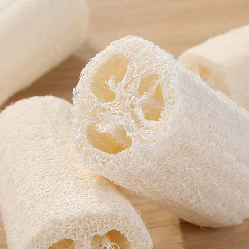 100% Natural  biodegradable natural bath shower dishwashing raw luffa sponge loofah  Compostable loofah  sponges for kitchen