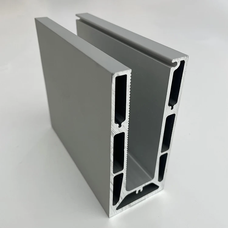 Aluminum U Channel Glass Balustrade Balcony Railing Frameless Glass Balustrade Clamps Glass Balustrade System