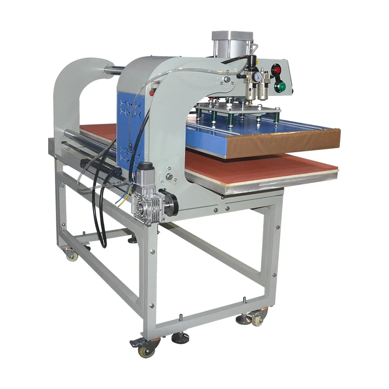 Factory Directly Sale Double Station Fully Automatic 60*80 Pneumatic Flat Heat Press Machine 60Cm X 80Cm