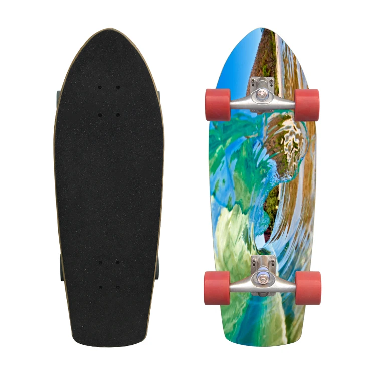 Wholesale Price Cruiser Surf Skate Blank Canadian Maple Complete Skateboard Deck Patineta Surfskate