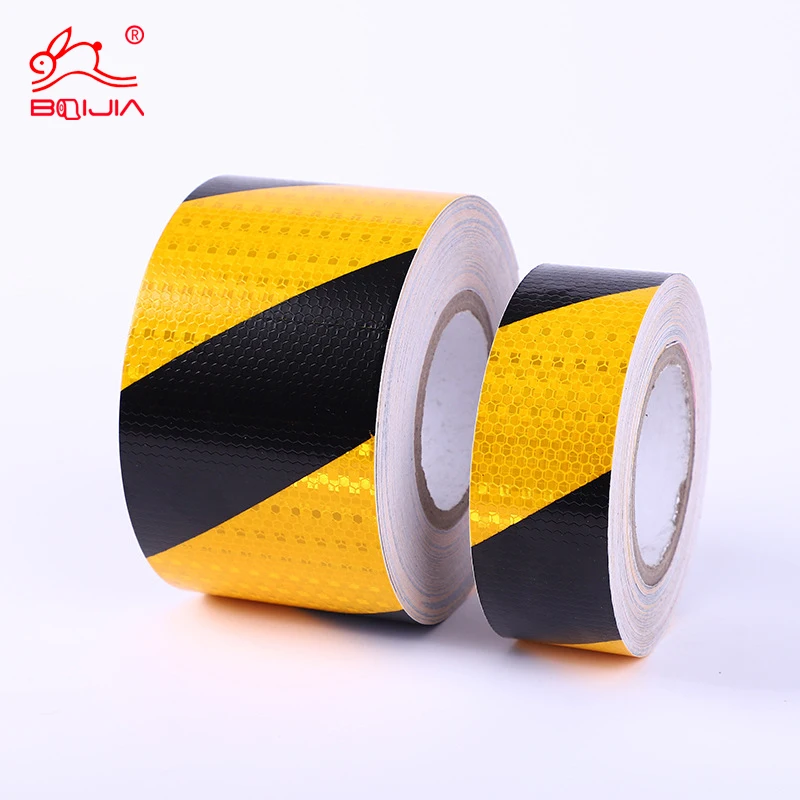 Warning tape red white high viscosity caution electric cable warning tape reflective safety warning conspicuity tape