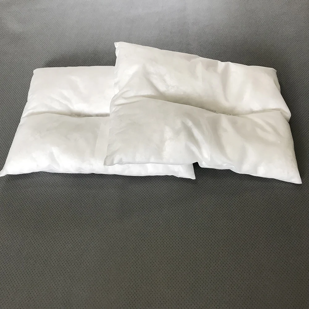 100% Industrial Pillows Polyester Non Woven Spunbond Recycled Fabric Polypropylene  Oil Absorbent