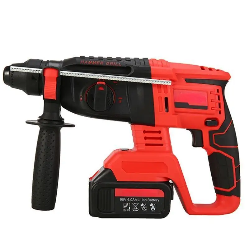 Portable 2-in-1 Cordless Impact Wrench and Angle Grinder Combo Kit Hammer Drill Power Tool Set
