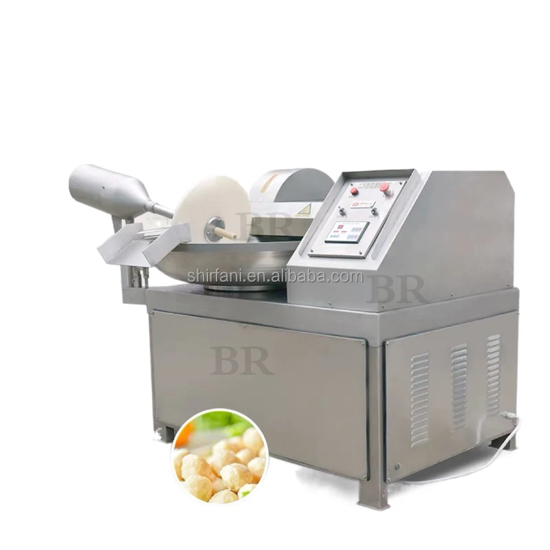 Automatic meat cabbage spinach food chopping machine meat bowl cutter chopper machine