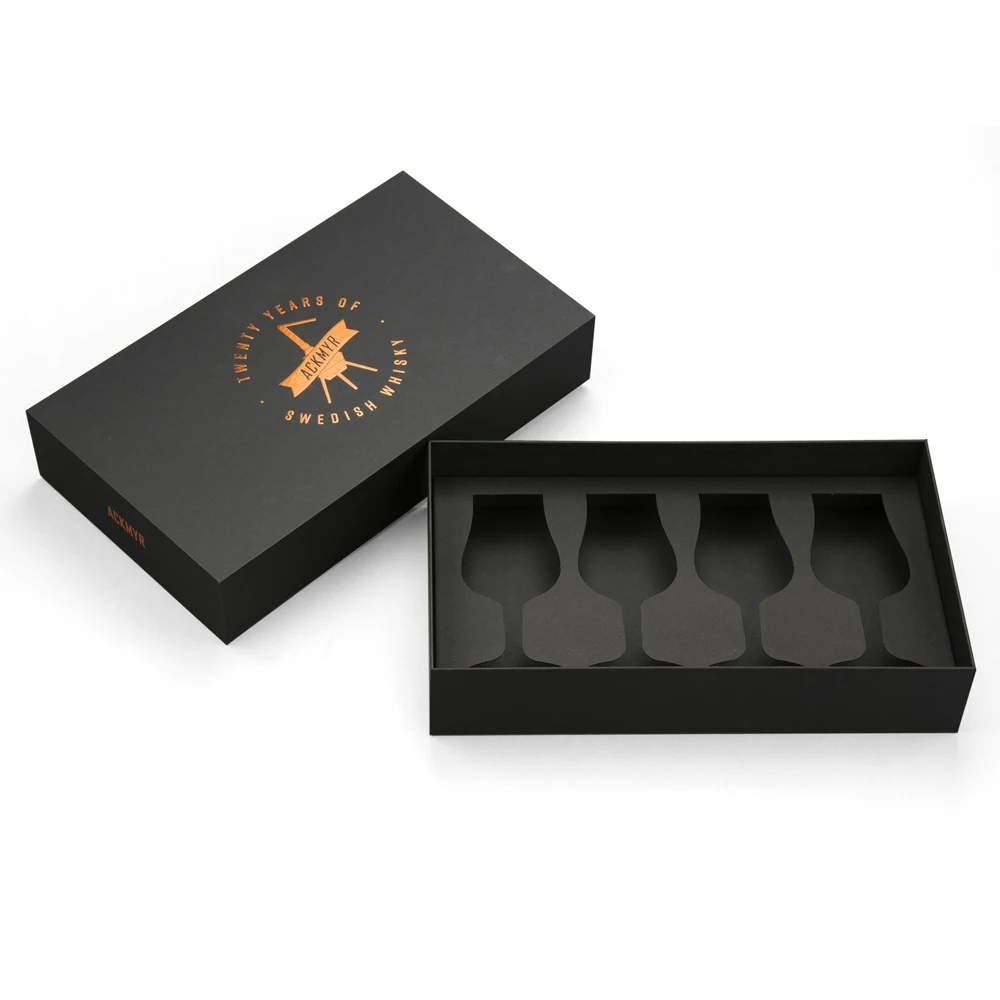 Custom recyclable top lid and bottom base two pieces box cardboard 2 piece rigid box