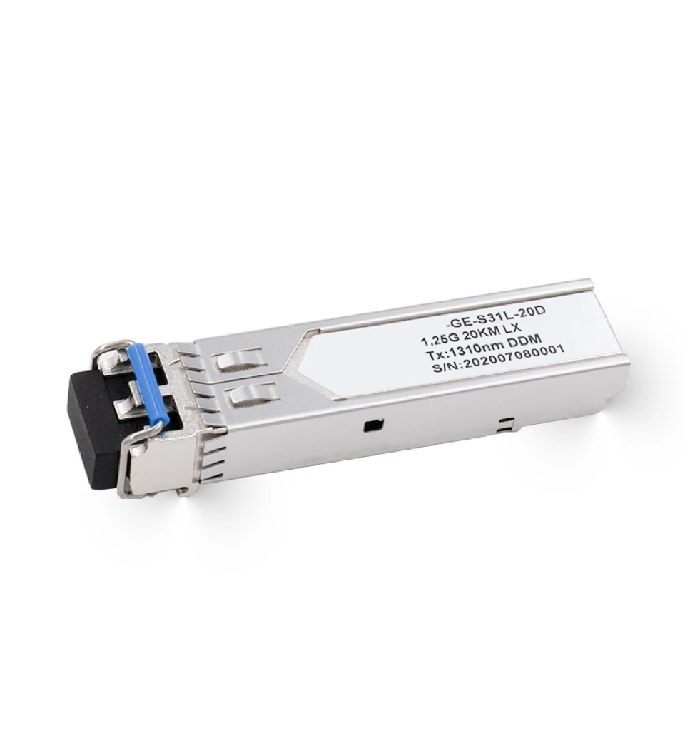 New Product Explosion SFP-1.25G 20KM LX 1310nm DDM dual fiber port optical transceiver module