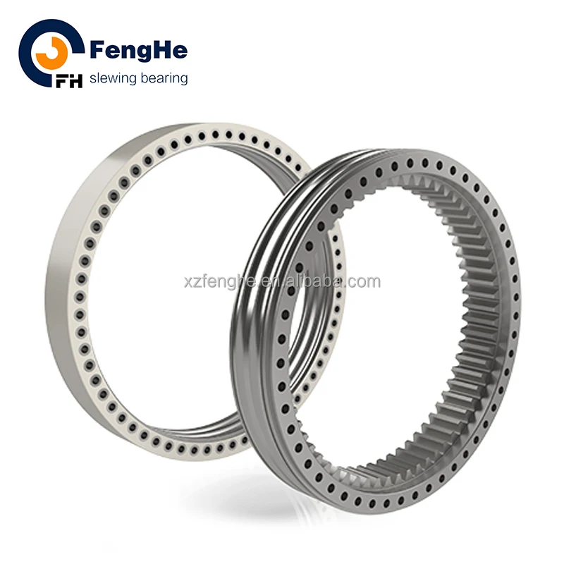 Cross-Roller Slewing Ring Bearing with External Gears