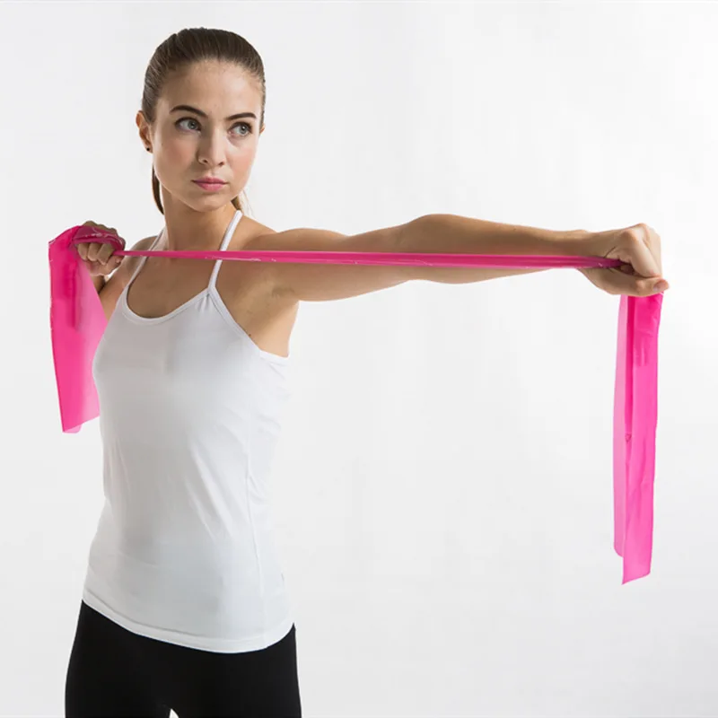 Elastic Long Exercise Bands Stretch Resistance Bands for Home Workout, Strength Training, Yoga, Pilates