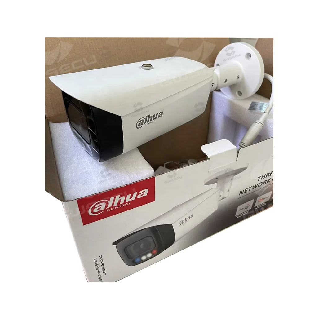 IPC-HFW3849T1-AS-PV Dahua Wizsense TiOC 8MP Smart Dual Light Active Deterrence 4K Full Color PoE IP Camera two way audio